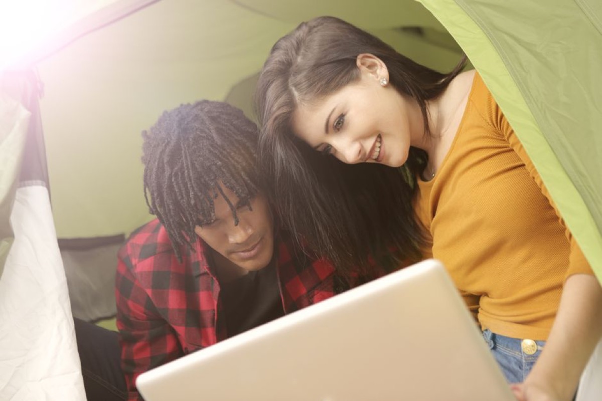 Portable generator providing reliable power supply for camping equipment and electronics during outdoor adventure